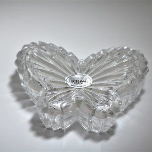 Gorham Crystal Butterfly Dish